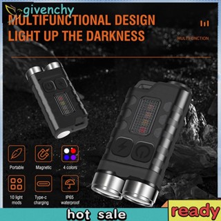 [givenchy1.th] Xpg พวงกุญแจไฟฉาย LED 900LM ขนาดเล็ก ชาร์จ USB 500mAh