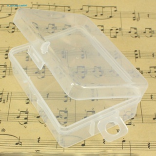 Pota  1Pc Clear Plastic Transparent Storage Box Debris Collect Container Case with Lid