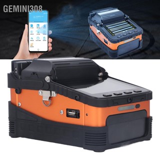 Gemini308 Fusion Splicer 3 in 1 Holder 6 Motor Fast Welding เครื่องต่อเชือกใยแก้วนำแสงความร้อนพร้อมไฟ LED สำหรับสาย SM MM