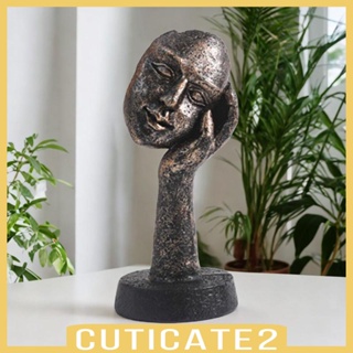 [Cuticate2] ฟิกเกอร์เรซิ่น รูปแอปสแตรคท์ สไตล์นอร์ดิก สําหรับตกแต่งบ้าน ห้องนั่งเล่น ชั้นวางหนังสือ