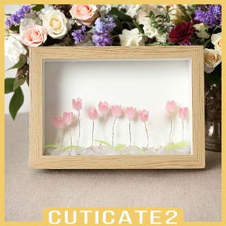 [Cuticate2] โคมไฟตั้งโต๊ะ LED รูปดอกไม้ประดิษฐ์ สําหรับตกแต่งสวน ห้องนั่งเล่น วันเกิด DIY