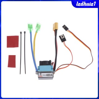 [Lzdhuiz1] ตัวควบคุมความเร็ว 480A 2-4S ESC สําหรับมอเตอร์เรือ 540 550 775 ปลั๊ก T