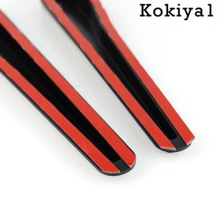 [Kokiya1] ฝาครอบป้องกันความร้อน ด้านหลัง สีดํา แบบเปลี่ยน สําหรับกระจกกันลม 2 ชิ้น