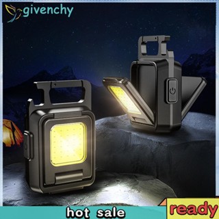 [givenchy1.th] พวงกุญแจไฟฉาย COB LED 7 โหมด 1000LM ขนาดเล็ก สําหรับตั้งแคมป์ เดินป่า กลางแจ้ง