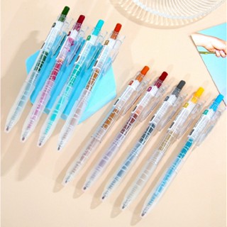 New 9 colors Student Office Supplies Notes Pen Colorul Pen Press Gel Pen