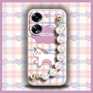 Skin-friendly feel Camera all inclusive Phone Case For OPPO A1 5G/A98 5G/F23 5G Back Cover Anti-fall Bear bracelet cute