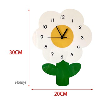 [Homyl] นาฬิกาแขวนผนังน่ารัก เสียงเงียบ สําหรับตกแต่งบ้านฟาร์ม