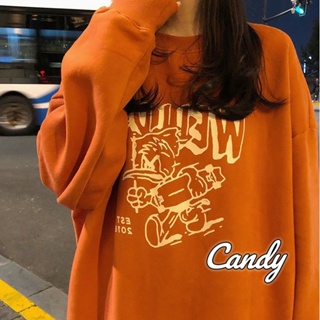 Candy Kids  เสื้อผ้าผู้ญิง แขนยาว เสื้อฮู้ด คลุมหญิง สไตล์เกาหลี แฟชั่น  สวย ins Beautiful Stylish A98J2C3 36Z230909