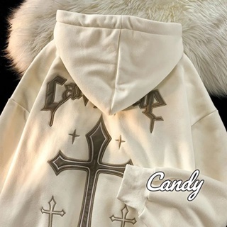 Candy Kids  เสื้อผ้าผู้ญิง แขนยาว เสื้อฮู้ด คลุมหญิง สไตล์เกาหลี แฟชั่น  สไตล์เกาหลี ทันสมัย fashion Beautiful A98J28M 36Z230909