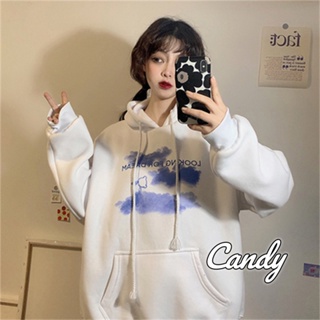 Candy Kids  เสื้อผ้าผู้ญิง แขนยาว เสื้อฮู้ด คลุมหญิง สไตล์เกาหลี แฟชั่น  Korean Style Comfortable ทันสมัย Trendy A98J2DR 36Z230909