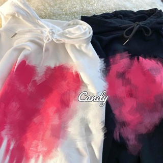 Candy Kids  เสื้อผ้าผู้ญิง แขนยาว เสื้อฮู้ด คลุมหญิง สไตล์เกาหลี แฟชั่น  fashion ทันสมัย Comfortable High quality A98J28G 36Z230909