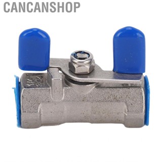 Cancanshop 1/4 Inch Ball Valve  Wide Usage Female Thread Butterfly Handle for Garden