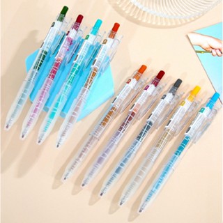 New 9 colors Student Office Supplies Notes Pen Colorul Pen Press Gel Pen