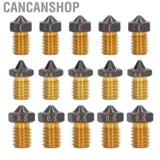 Cancanshop 5x  PTFE Coated Brass Nozzle Replacement High Hotend for Ender 3 Pro