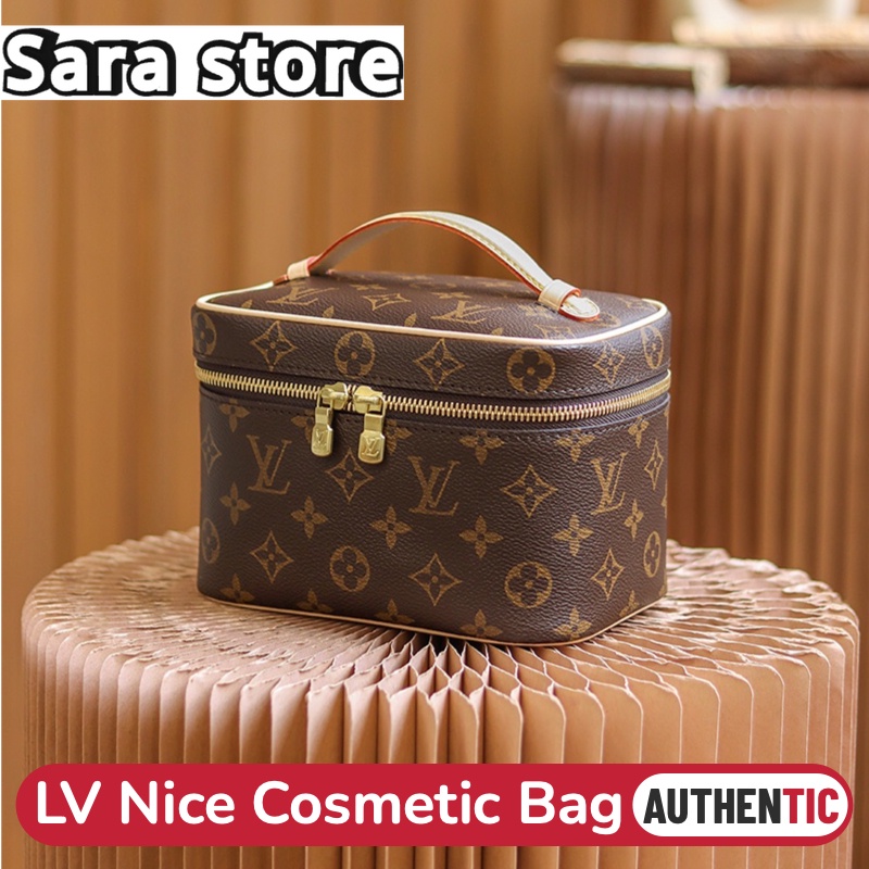 หลุยส์วิตตอง Louis Vuitton กระเป๋ารุ่น Nice Cosmetic Bag Nano &amp; Mini &amp; BB LV กระเป๋าเครื่องสำอาง
