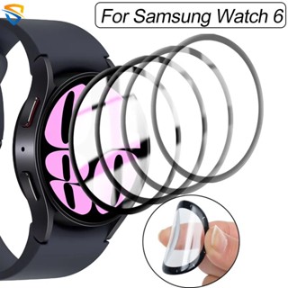 ฟิล์มคอมโพสิตใส ป้องกันรอยนิ้วมือ ป้องกันรอยขีดข่วนหน้าจอ HD สําหรับ Samsung Galaxy Watch 6 40 44 มม. Classic 43 47 มม.