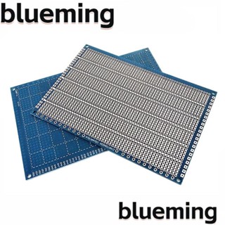 Blueming2 บอร์ดโปรโตบอร์ด PCB สีฟ้า 4 นิ้ว X 6 นิ้ว สําหรับโครงการอิเล็กทรอนิกส์ 3 ชิ้น