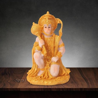 [Homyl] ฟิกเกอร์เรซิ่น รูปปั้นพระพุทธรูปอินเดีย Hindu Monkey God สําหรับตกแต่งบ้าน