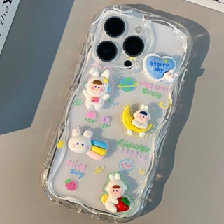 เคสโทรศัพท์มือถือ ลายหูกระต่าย 3D ขอบหยัก แวววาว สําหรับ VIVO Y22 Y22S Y35 Y12S Y12 Y20 Y15S Y15C Y91C Y21 2021 Y16 Y21A Y56 Y02A Y21T DIY