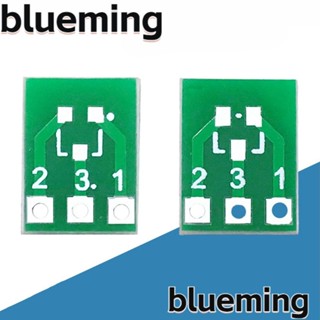 Blueming2 อะแดปเตอร์ซ็อกเก็ตวงจรรวม SMD SOT23-3 เป็น DIP SIP3 สองด้าน ทนทาน 50 ชิ้น