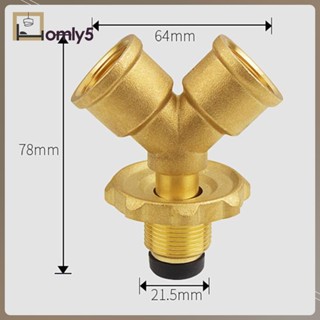[Homyl5] อะแดปเตอร์แยกท่อแก๊ส 2 ทาง สําหรับเตาย่างบาร์บีคิว