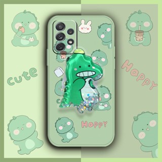 The New cute Phone Case For Samsung Galaxy A53 5G/SM-A536U Rotatable stand phone case Cartoon Skin feel silicone ins