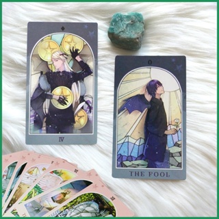 Twin Tarot Oracle ไพ่ทาโรต์ อเนกประสงค์ แบบพกพา 156 ชิ้น