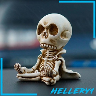 [Hellery1] รูปปั้นหัวกะโหลก สไตล์โกธิค สําหรับตกแต่งบ้าน ออฟฟิศ ฮาโลวีน