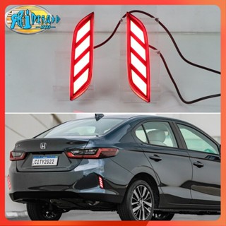 Rto หลอดไฟตัดหมอกไดนามิก LED 12V 3-in-1 ฟังก์ชั่น สําหรับ Honda City Sedan 2020-2022