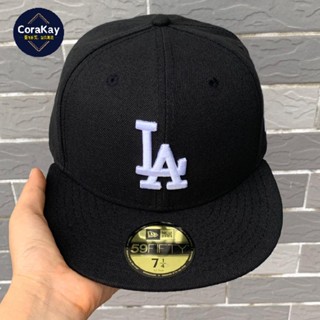 [CoraKay] หมวกเบสบอล ปีกแบน ขนาดใหญ่ 59fifty แฟชั่นฤดูใบไม้ร่วง สําหรับผู้ชาย