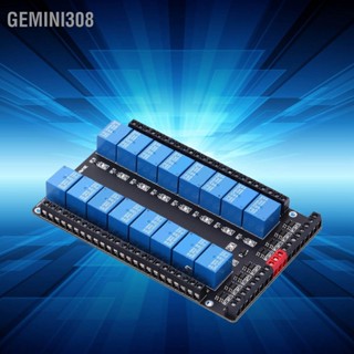 Gemini308 บอร์ดรีเลย์ 16 ช่อง Power AntiReverse TwoWay Isolation AntiInterference Relay Control Module