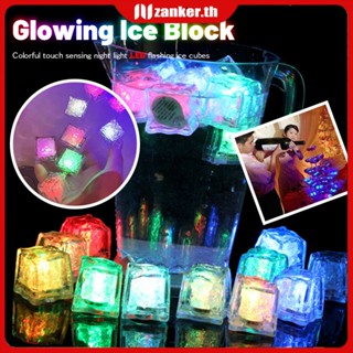 【ในการจัดส่ง】 1 Pc Led Night Light Ice Cubes Luminous Party Decoration