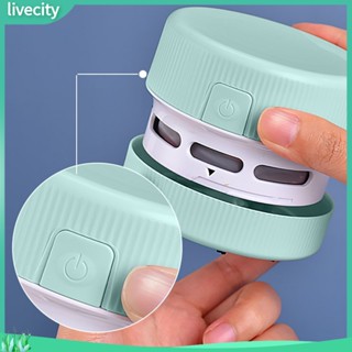 Livecity|  เครื่องดูดฝุ่น พร้อมปุ่มดูดสุญญากาศ ขนาดเล็ก แบบพกพา ที่แข็งแกร่ง