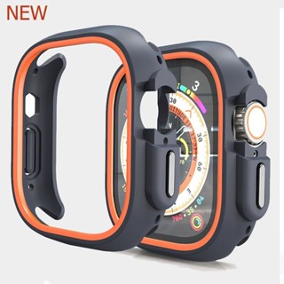 สําหรับ iWatch Ultra 49 มม. 44 มม. 45 มม. 41 มม. TPU เคสกันกระแทก ซิลิโคน