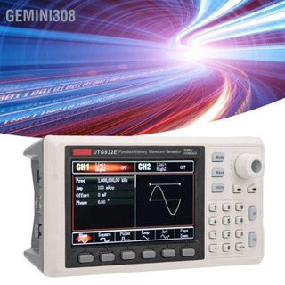 Gemini308 UTG932E เครื่องกำเนิดสัญญาณฟังก์ชั่น Dual Channel Waveform Generator 30MHz 200MSa/s อัตราการสุ่มตัวอย่าง