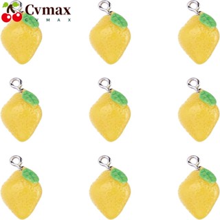 Cvmax จี้, มะนาวเรซิน ผลไม้, ตกแต่ง สร้อยข้อมือ สีเหลือง ต่างหู