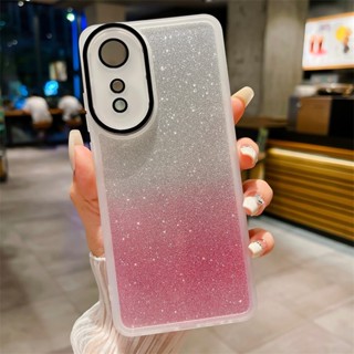 เคสโทรศัพท์มือถือ ชุบไฟฟ้า ป้องกันเลนส์ ลายกลิตเตอร์วิบวับ หรูหรา สําหรับ OPPO A78 4G A58 4G A58 5G A78 5G A58X A17 A17K