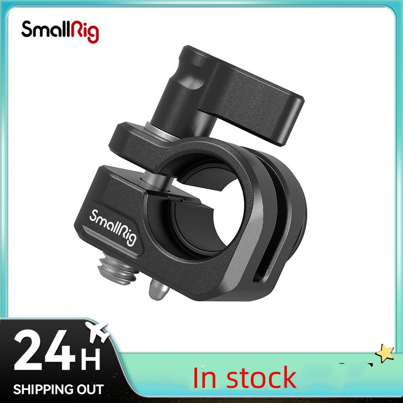 SmallRig 12mm/15mm Single Rod Clamp Works with SmallRig Cage เพื่อให้ติดตามโฟกัส Solution สําหรับระบ