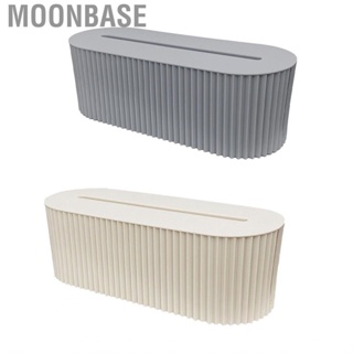 Moonbase Wire Storage Box  Simple Appearance Easy Using Plastic Wide Application Outlet Cord for Hotel