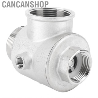 Cancanshop Spring Check Valve Wide Application Male Female Threads Leakage Free Pump DN40 Easy Installation for  System