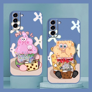 cute Simplicity Phone Case For Samsung Galaxy S22 Liquid silicone shell Anti-fall Glitter The New Skin-friendly feel Cartoon