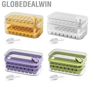 Globedealwin Ice Cube Tray  Press Design  Box for Home Office