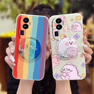 protective case Glitter Phone Case For OPPO Reno10 Pro Plus Liquid silicone shell Cartoon ins phone case The New