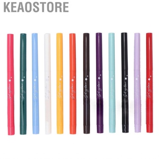 Keaostore Eyeliner Set  Long Lasting 12 Different Colors Matte Texture for Home