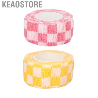 Keaostore Self Adhesive Bandage  Breathable Adjustable Cohesive Tape  Wear for Sportsman Writing Sports Students Basketball