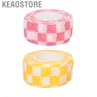 Keaostore Self Adhesive Bandage  Breathable Adjustable Cohesive Tape  Wear for Sportsman Writing Sports Students Basketball