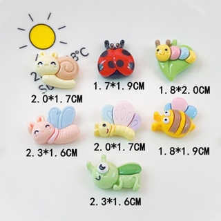 [2 #] Jibbitz Crocs กิ๊บติดผม รูปด้วง ผึ้ง แมลง แวววาว อุปกรณ์เสริม สําหรับรองเท้า DIY QP