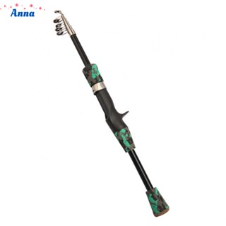 【Anna】1.3M-1.8M camouflage fishing rod short section telescopic fishing rod Sea pole