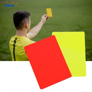 【Anna】Soccer Referee Red Yellow Card Reliable Tool for Soccer Games Easy to Store