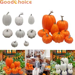 Faux Pumpkins 8 PCS Decoration Model Props Foam Harvest Festival Props